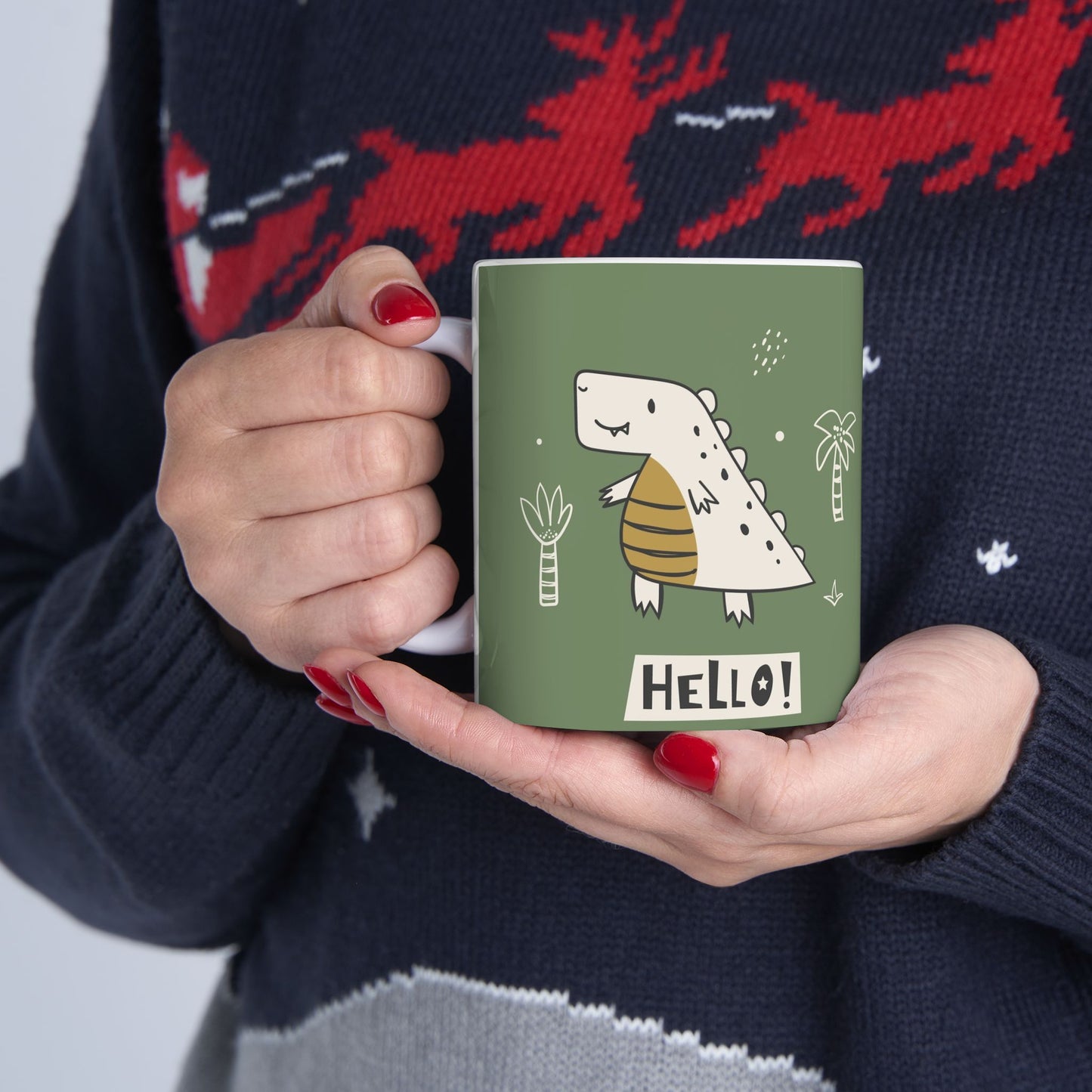 HELLO! Ceramic Mug, (11oz, 15oz)