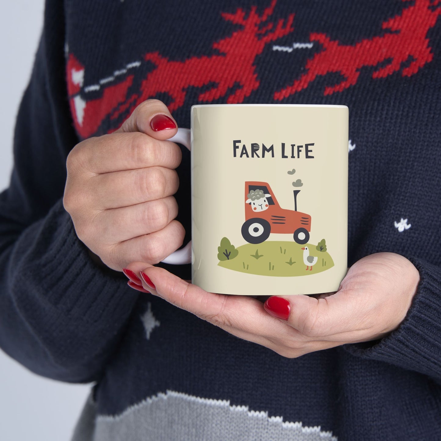 Farm Life Ceramic Mug, (11oz, 15oz)