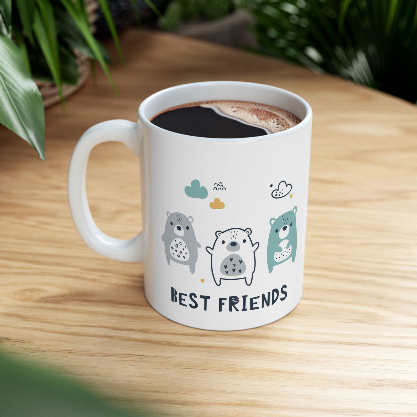 Best Friends Ceramic Mug, (11oz, 15oz)