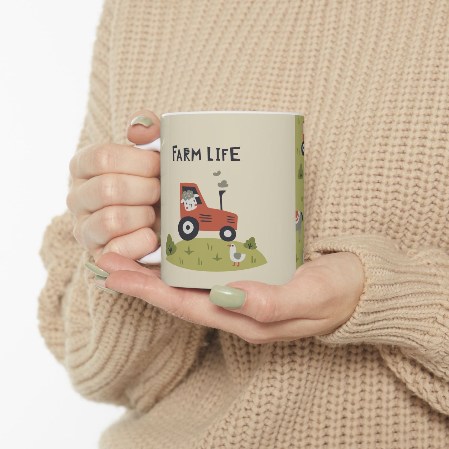 Farm Life Ceramic Mug, (11oz, 15oz)