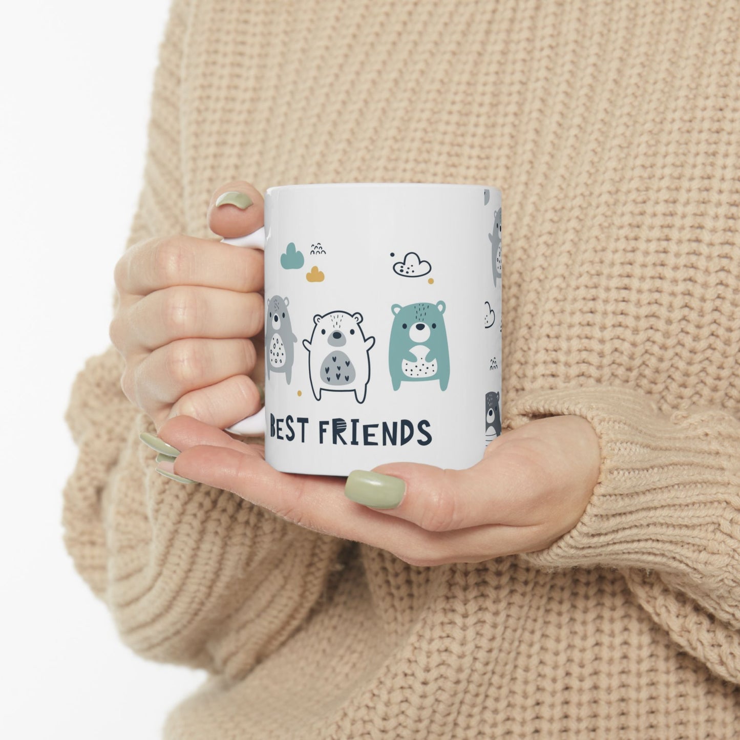 Best Friends Ceramic Mug, (11oz, 15oz)