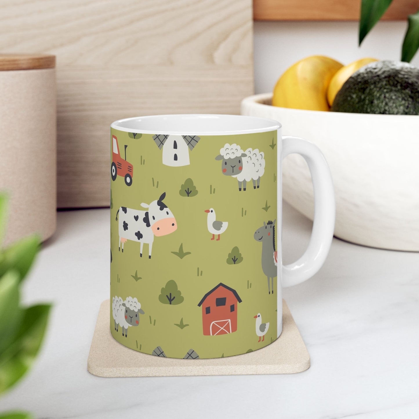 Farm Life Ceramic Mug, (11oz, 15oz)