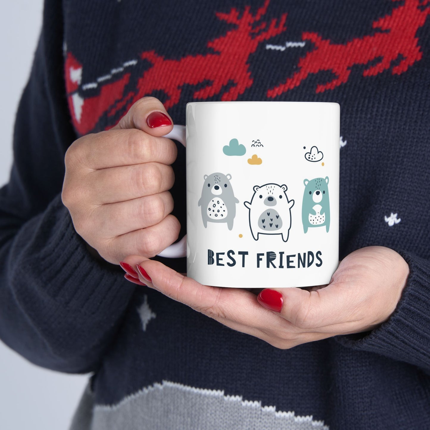 Best Friends Ceramic Mug, (11oz, 15oz)